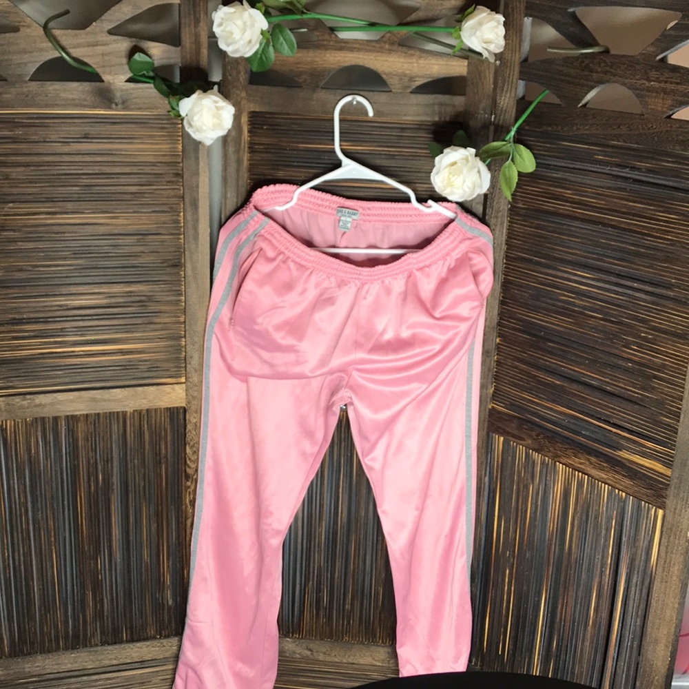 Pink and gray Steve Barry joggers